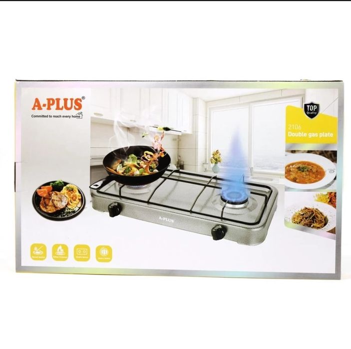 Плита газова A-PLUS 1-4  конфорки. переносна туристична