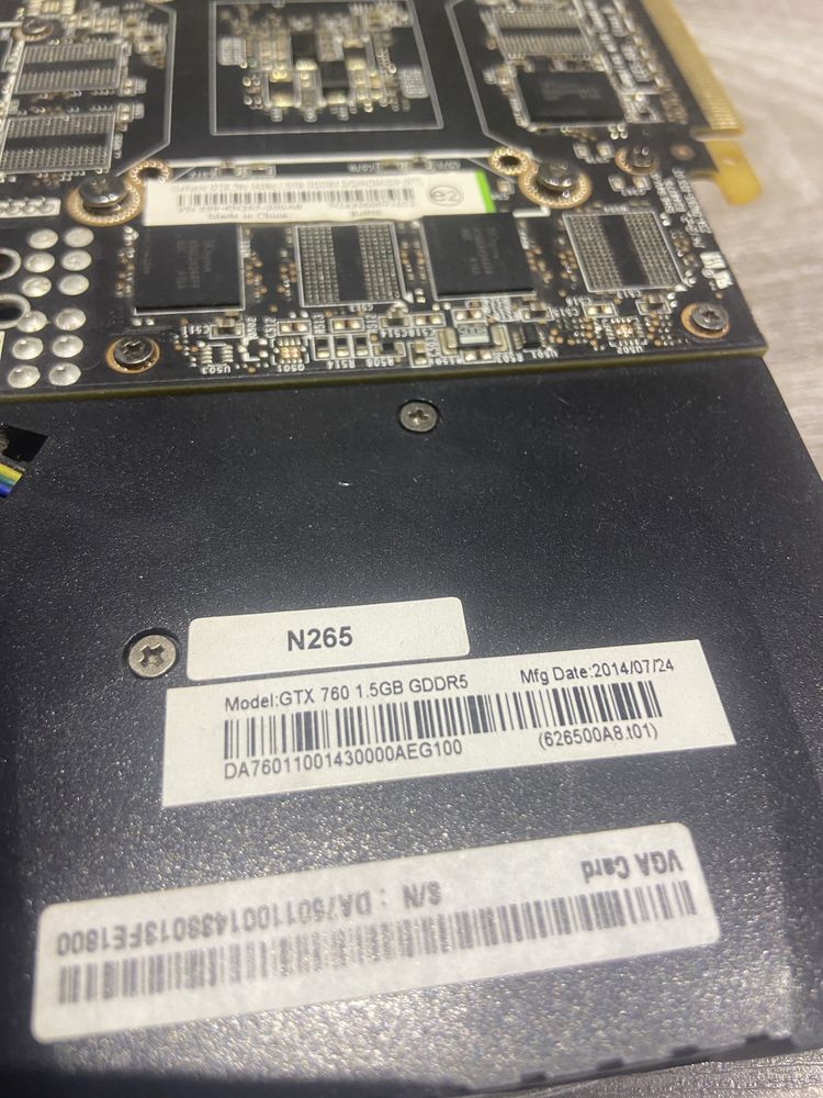 Nvidia Gtx 760 1.5gb