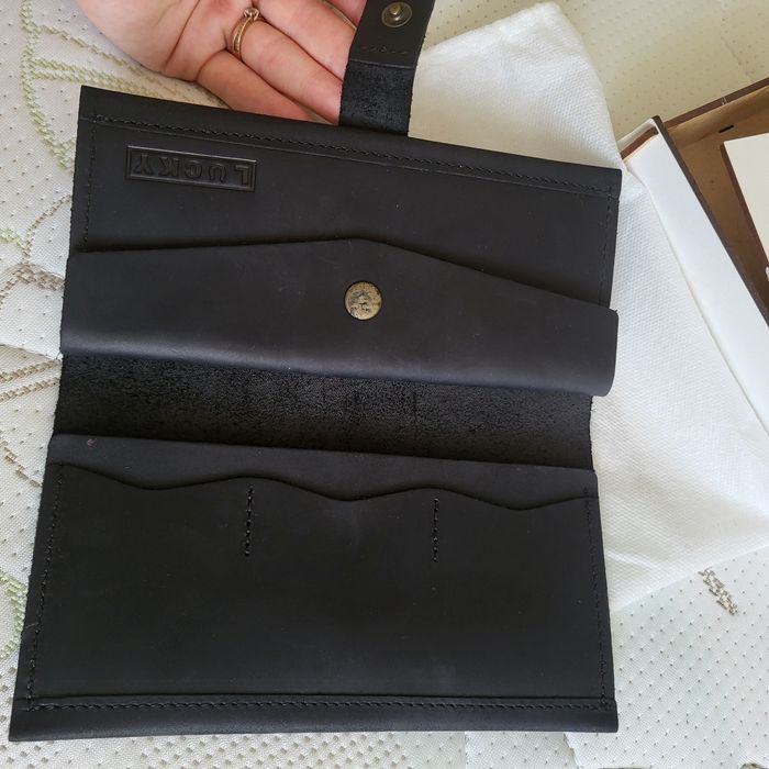 Шкіряний новий гаманець від Lucky