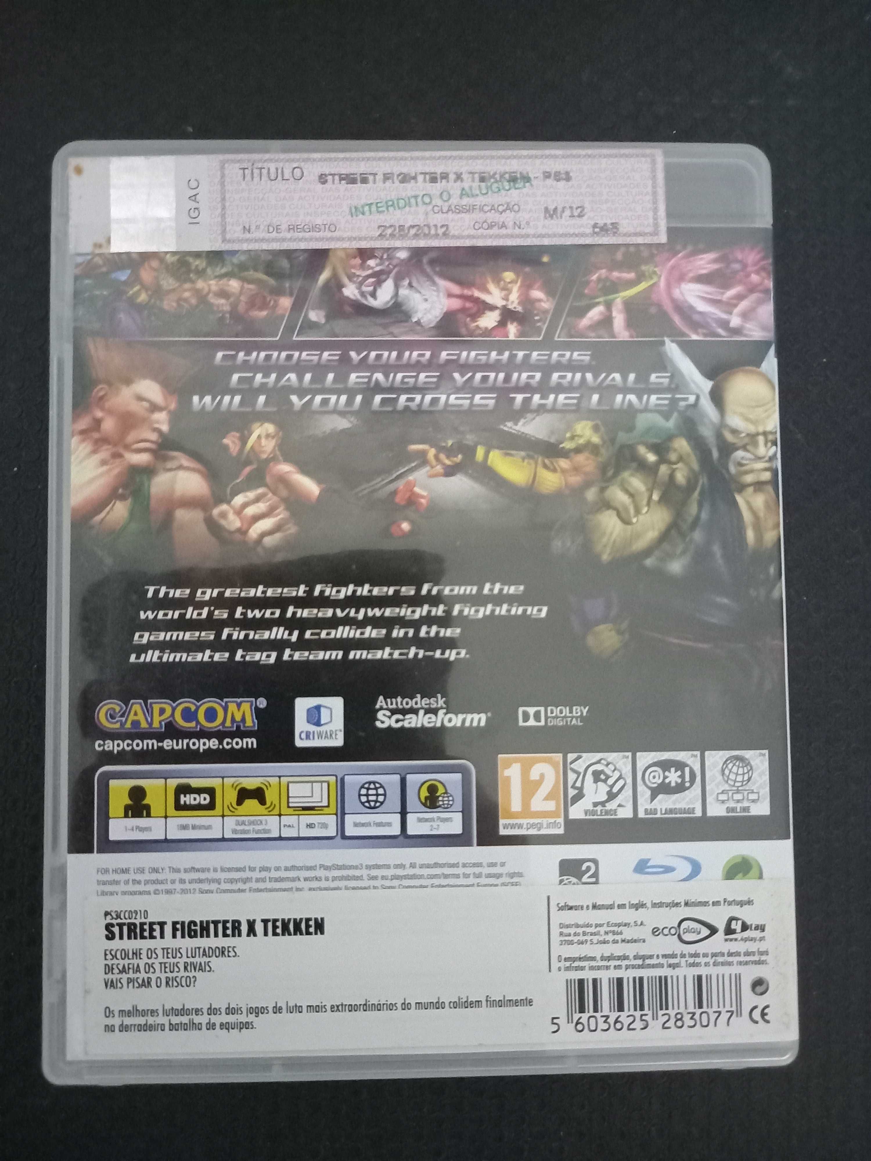 Street Fighter X Tekken playstation 3 Ps3