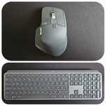Mysz Logitech MX Master 3S Grafitowa oraz Klawiatura Logitech MX Keys