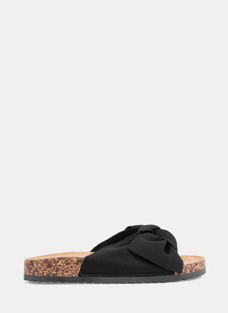 Klapki BLACK TEX Lorie DeeZee r. 39 (NOWE) - r. zaniżony
