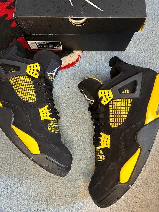 "Buty Trampki" Jordan_4_Retro_Thunder R.39