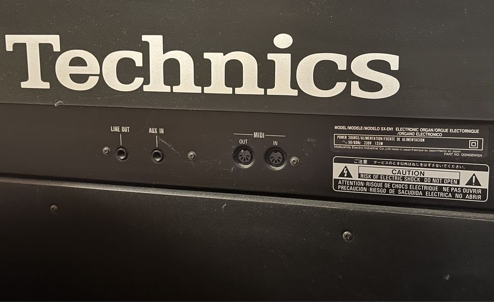 Orgão Technics SX-EN1 + tampa acrílica