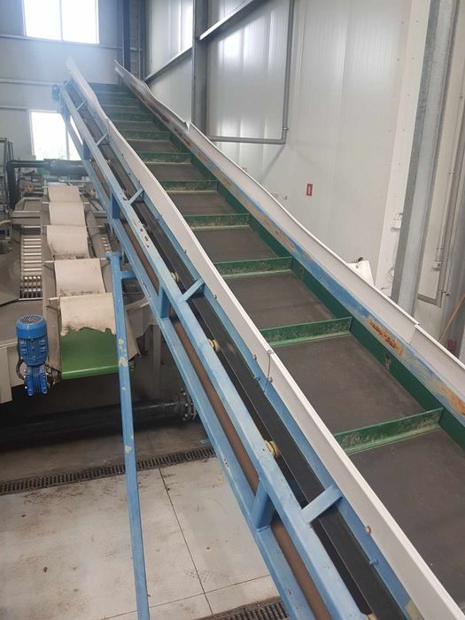 Taśmociag 8 m z zabierakami łopatkami