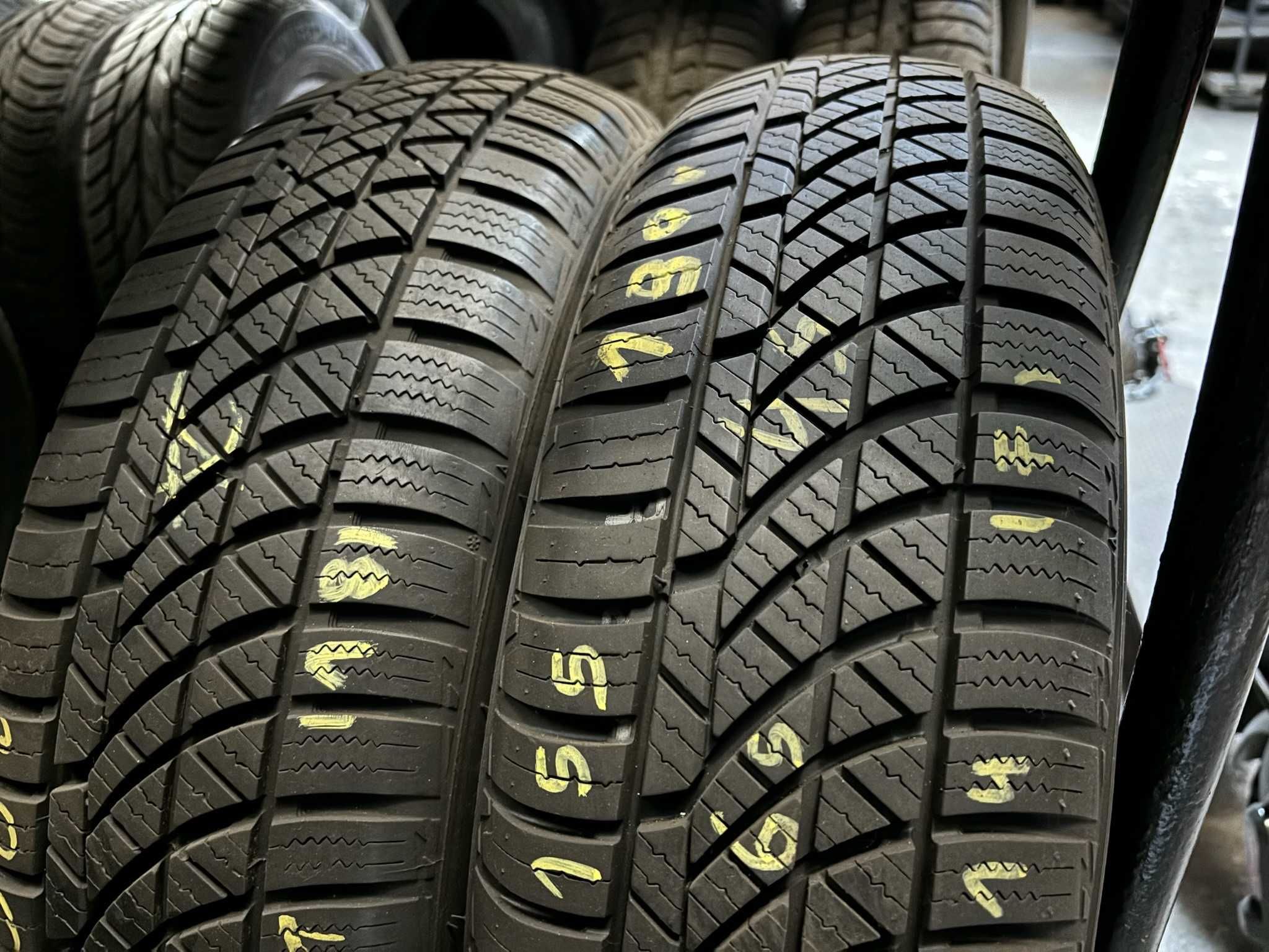 2X Opony Całoroczne 155/65R14 75T HANKOOK KINERGY 4S 2018R 6.5MM CAŁE!