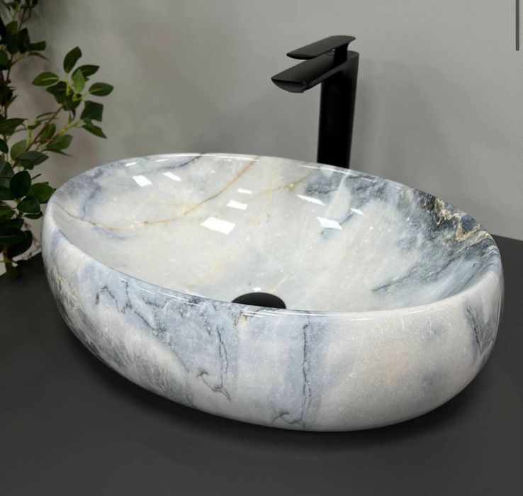 Мармурова раковина, накладна раковина,раковина для ванної,раковина