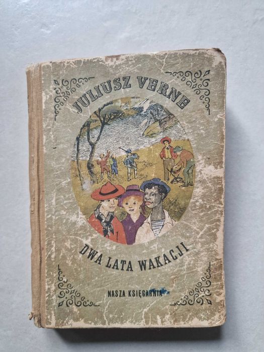 OKAZJA! Książka Dwa lata wakacji Juliusz Verne I wydanie 1956