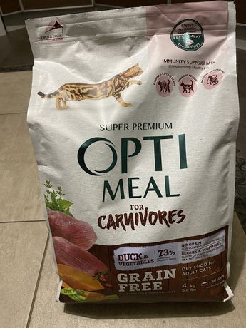 Корм для котів беззерновий Optimeal for Carnivores