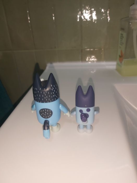 Personagens bluey e pai