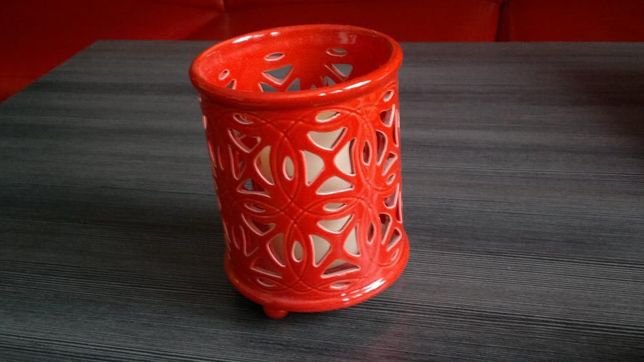 Świecznik / lampion - ceramika użytkowa