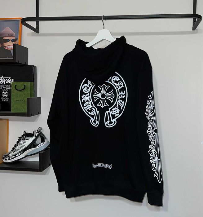 Худі Chrome Hearts чорного кольору