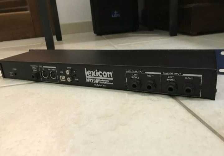 Processador efeitos rack Lexicon MX-200 Delay e Reverb