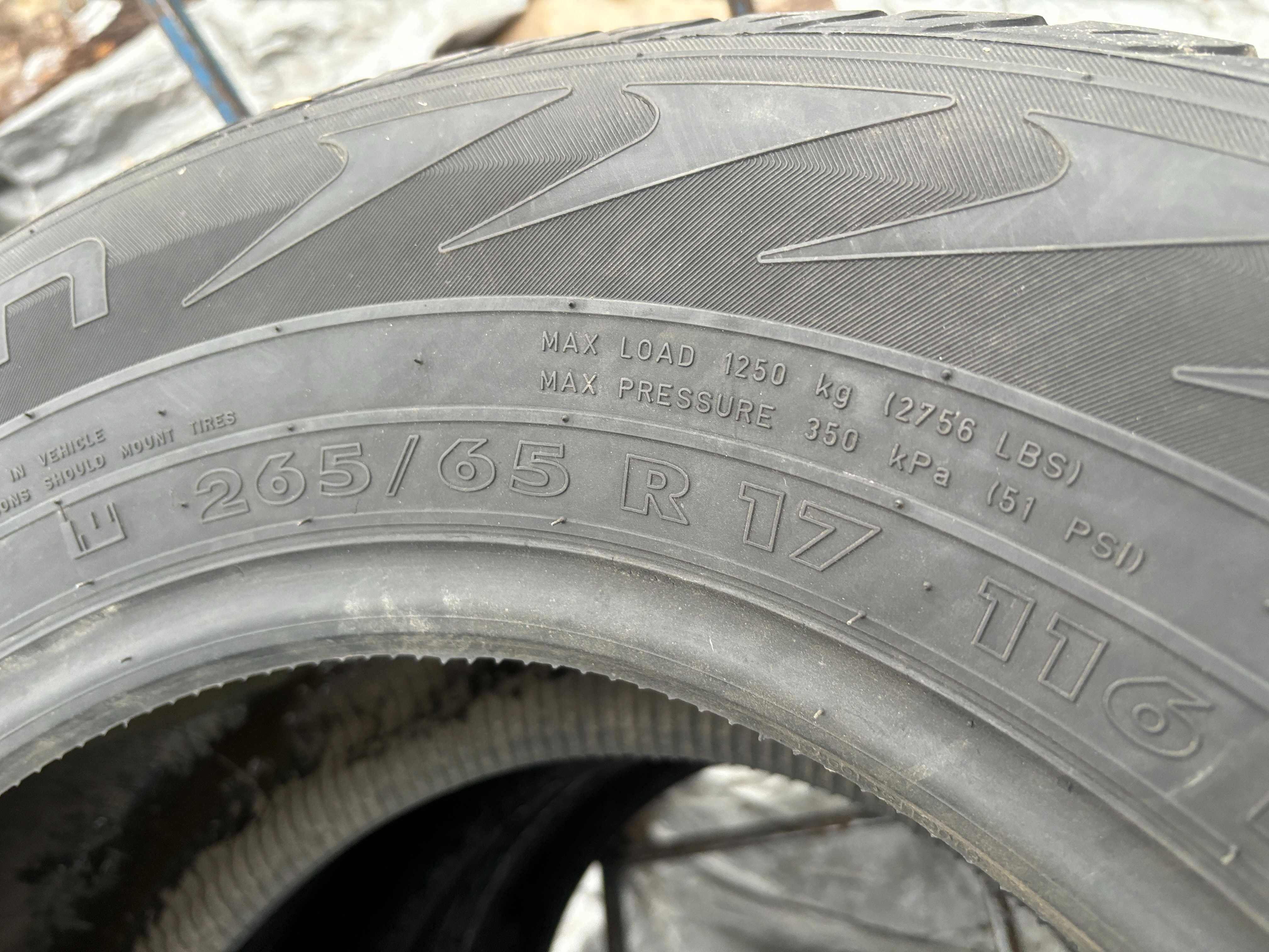 265-65-R17 NOKIAN WR WINTER 2штуки пара зимней резины GERMANY