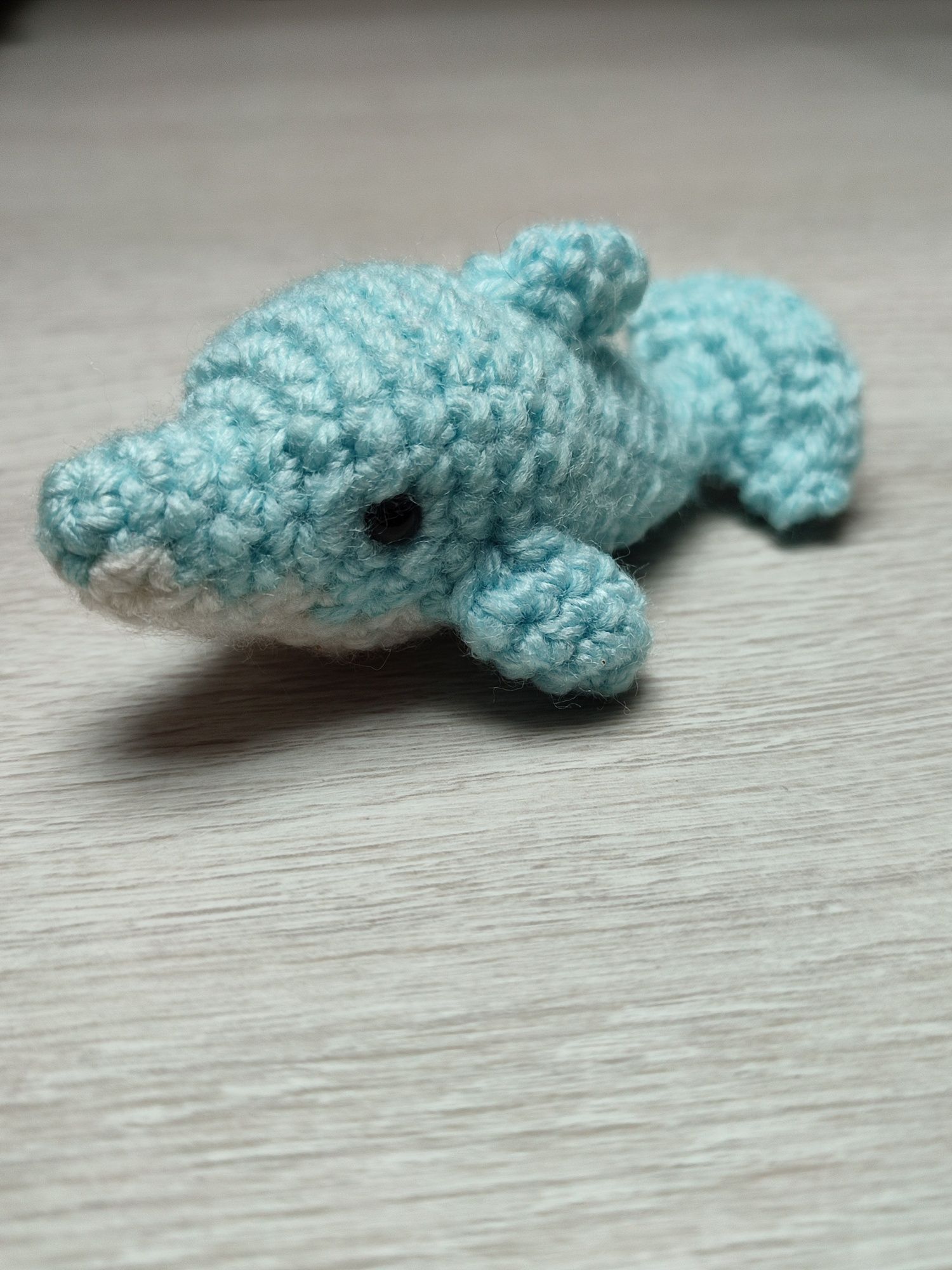 delfin na szydełku handmade