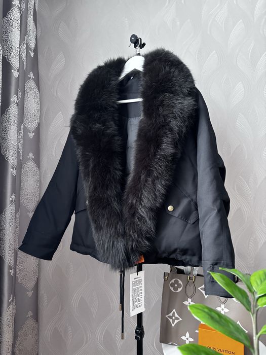 Куртка пуховик женский с мехом