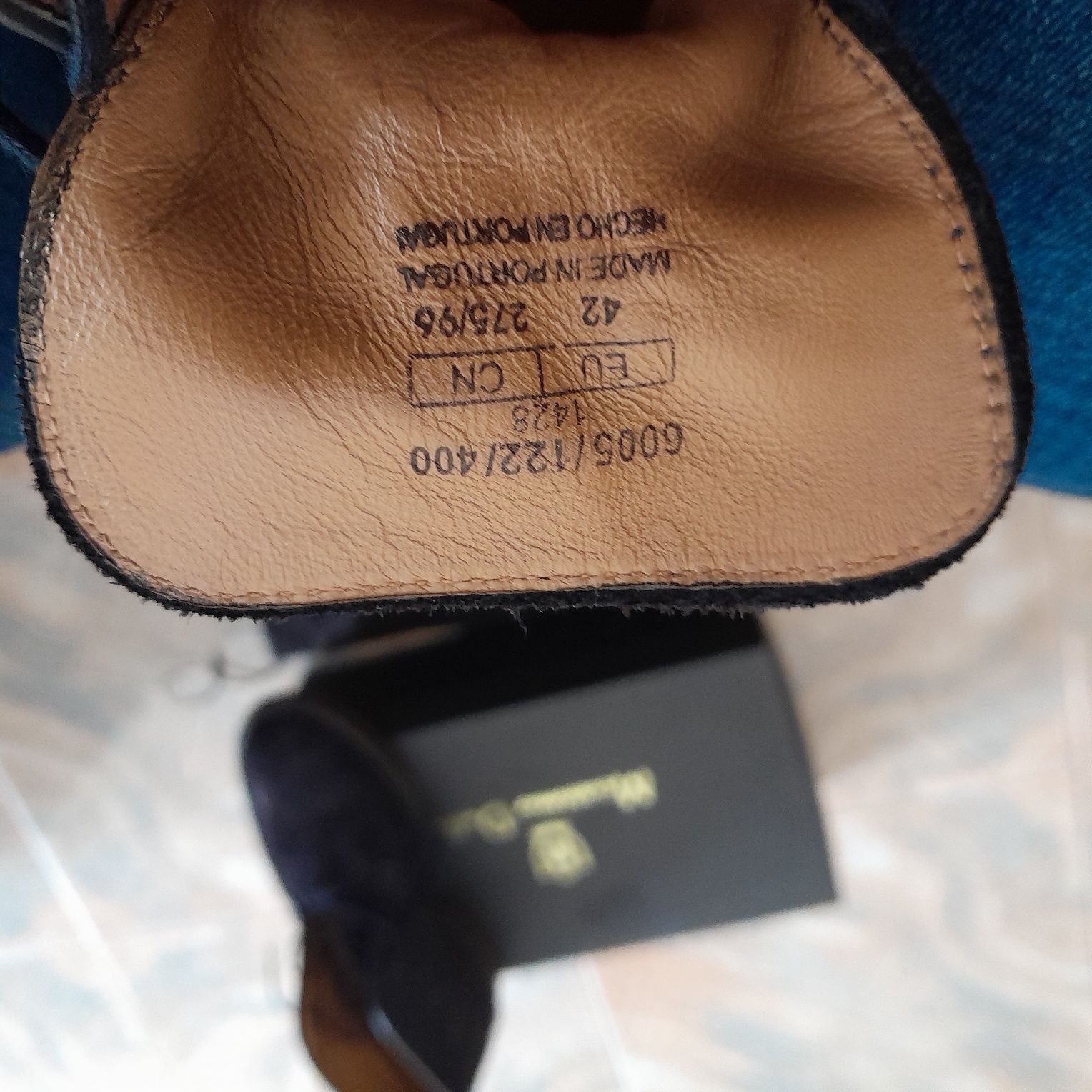 Botas Massimo Dutti  cor azul