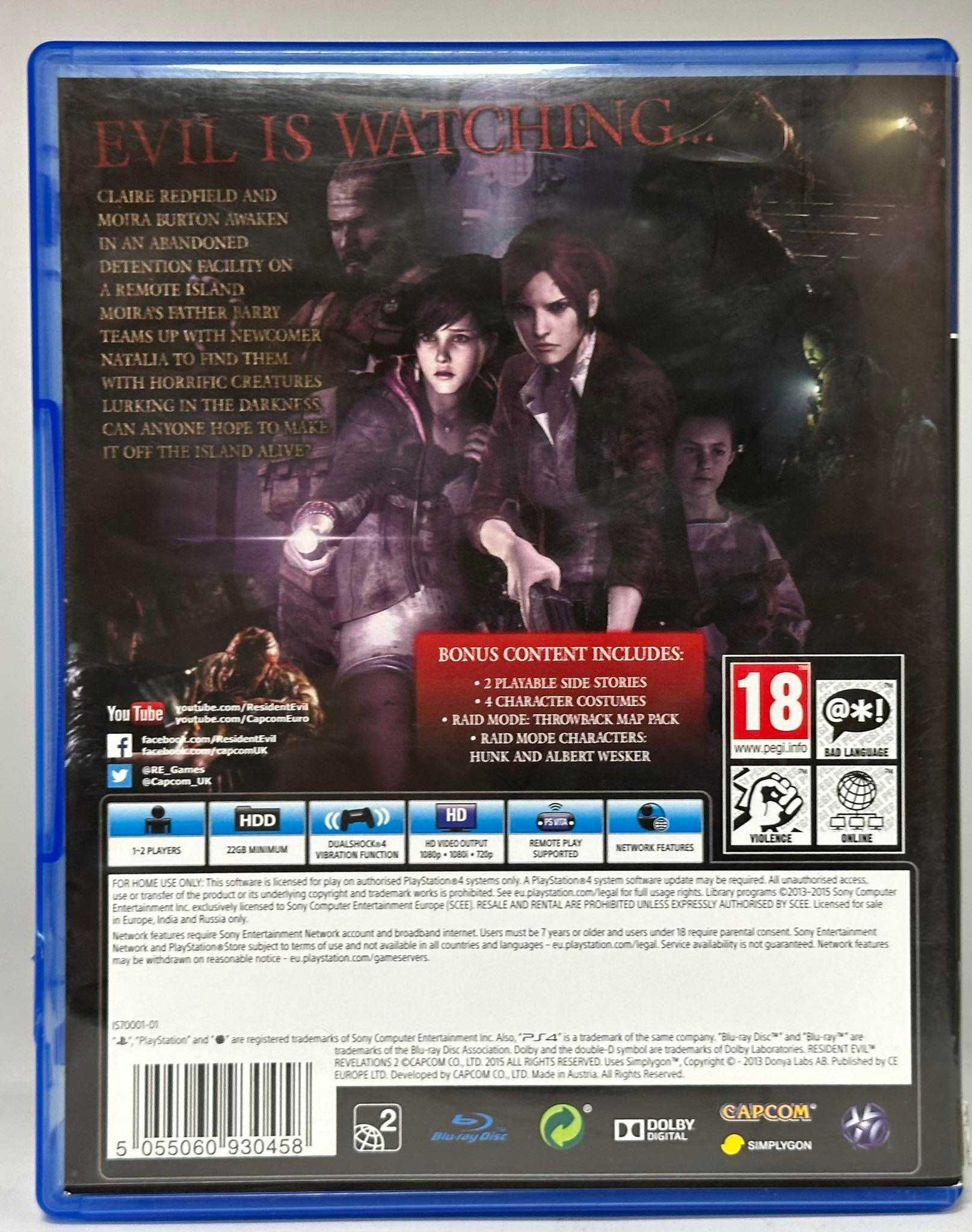 Gra PS4  Resident Evil 2 Revelations Box Set