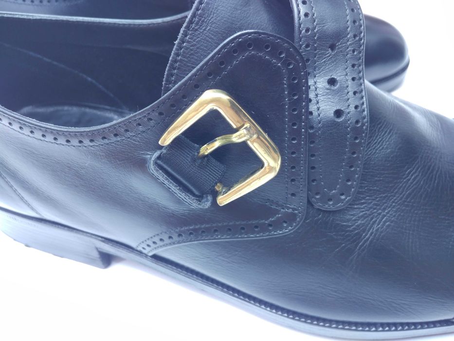 Moreschi. 40.5 р. Туфлі чорні чоловічі. Монкі. Туфли черные. Монки