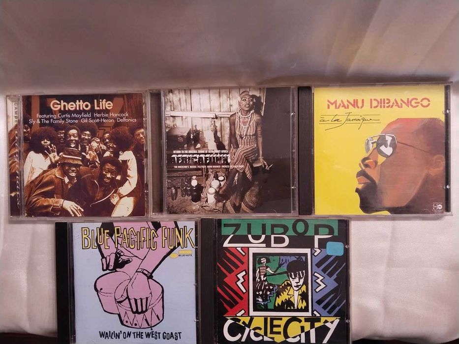 Mayfield, Hancock, Gil Scott-Heron, Fela Kuti, Dibango