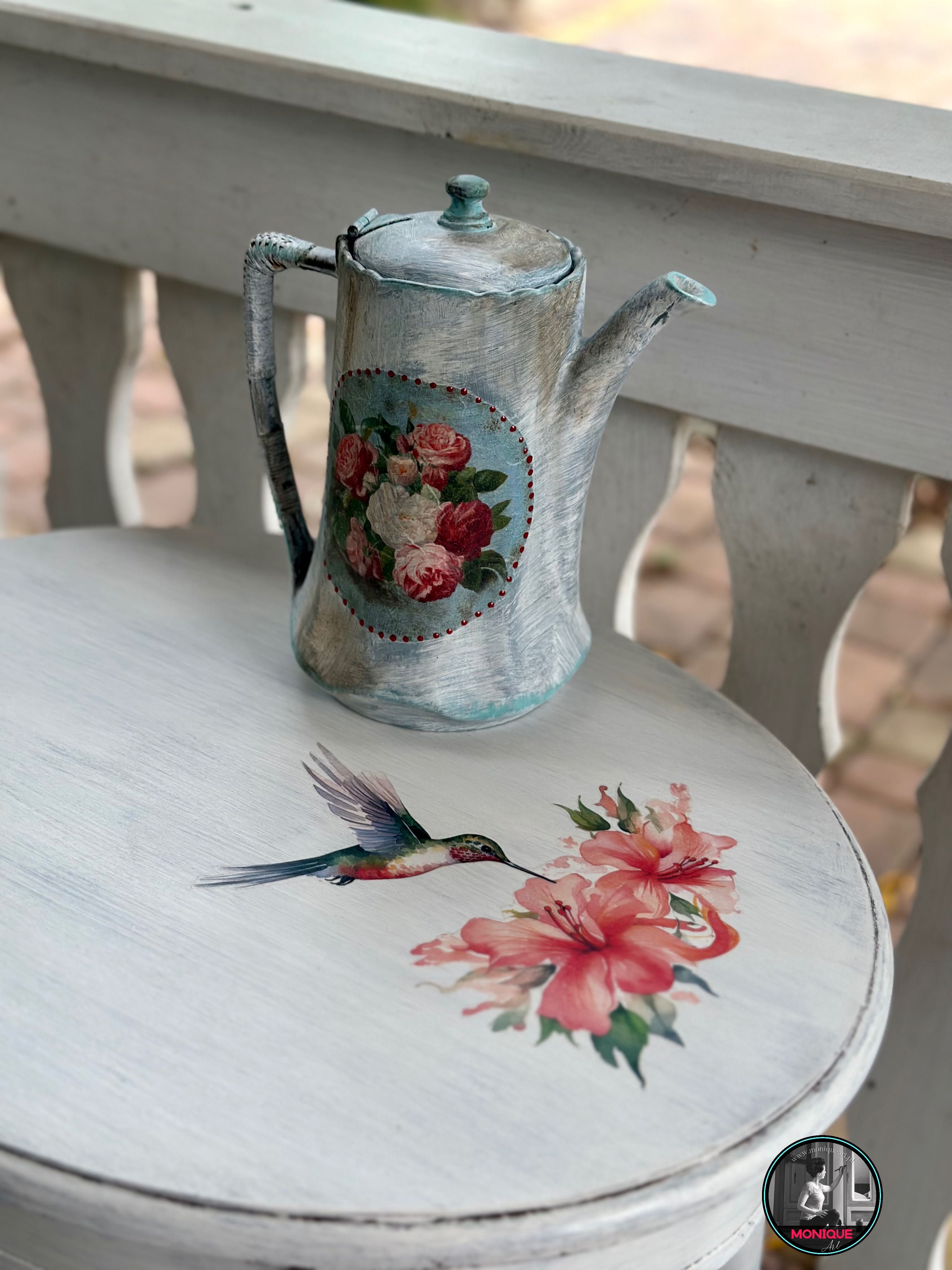 Obniżka ceny ! Stolik prowansalski, shabby chic, koliber