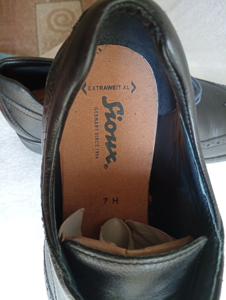 Кожаные  мужские туфли Cioux про-во Германия