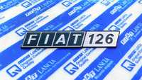 Emblemat ALUMINIUM znaczek logo napis Polski Fiat 126 126p ST ORYGINAŁ