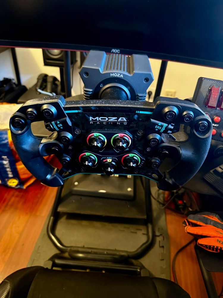 Conjunto de simracing com VR