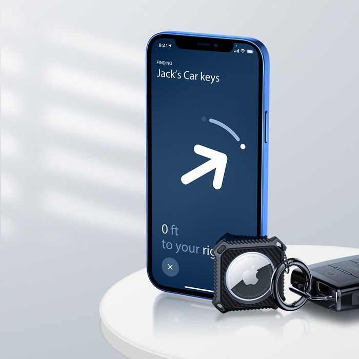 2x Etui do Apple AirTag Dux Ducis White + Black