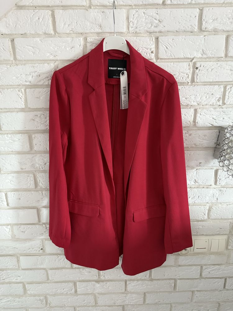 Tally Weijl marynarka rozmiar 36 S zara czerwona h&m