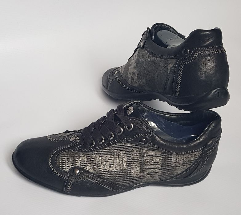 JUST CAVALLI, skóra naturalna, adidasy, półbuty, 36 NOWE