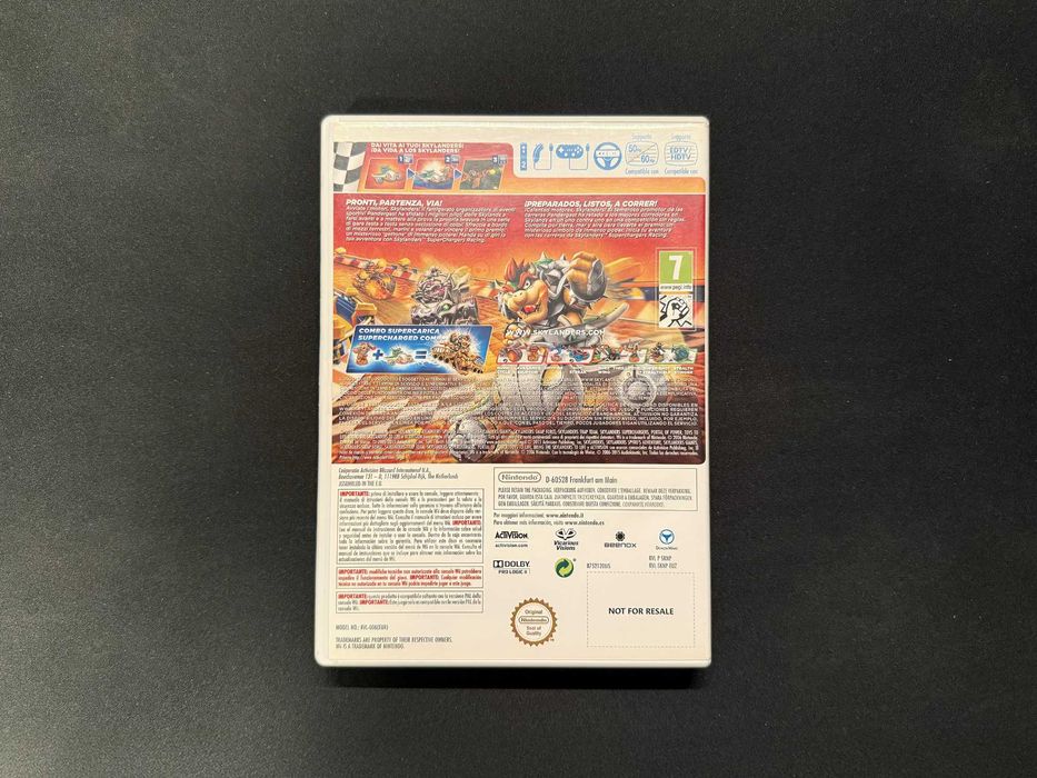 Skylanders SuperChargers Wii + Portal + 3 Figuras (c/ Bowser Raro)