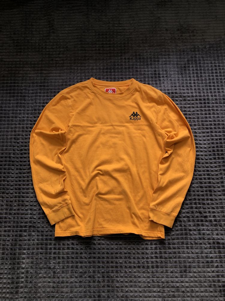 KAPPA ORANGE (M) Longsleeve мужской лонгслив кофта оранжевый капа ориг