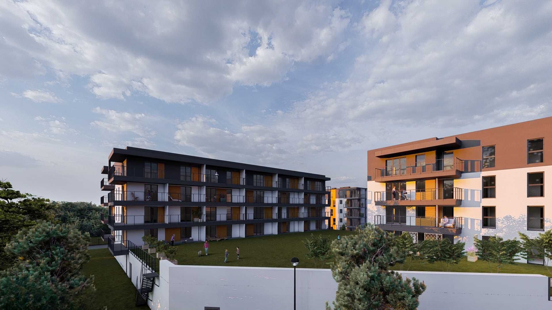 Ostoja Park, 2 pokoje, 46,35 m2, balkon 10,42 m2