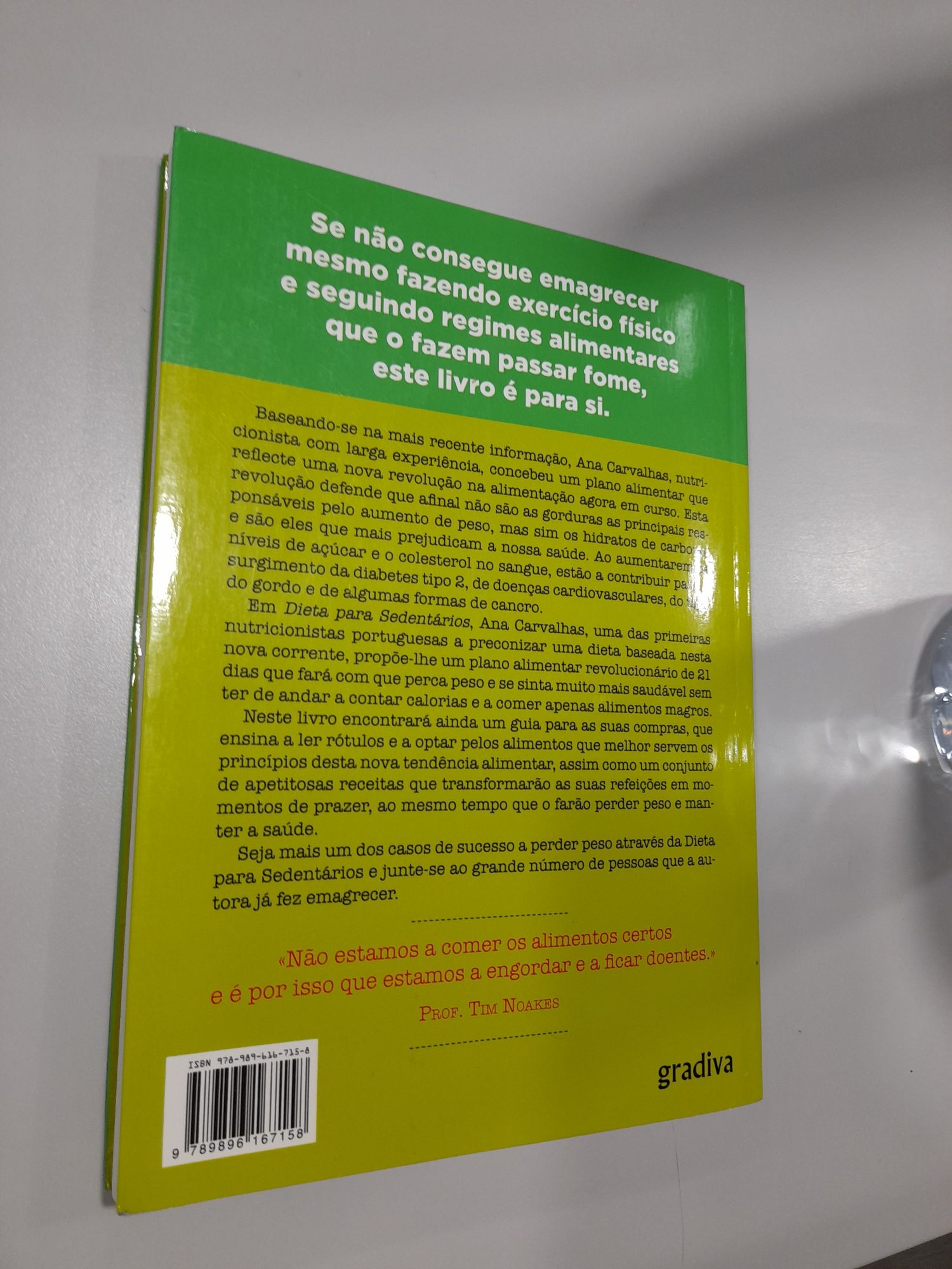 Livro Dieta para sedentários