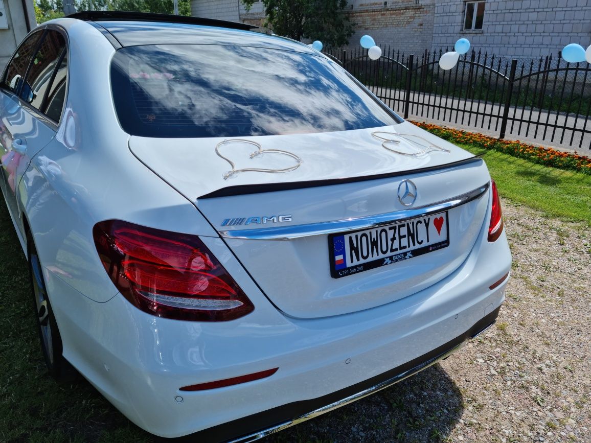 Auto do ślubu Mercedes E AMG oraz  BMW X4M  biały idealny  na wesele!