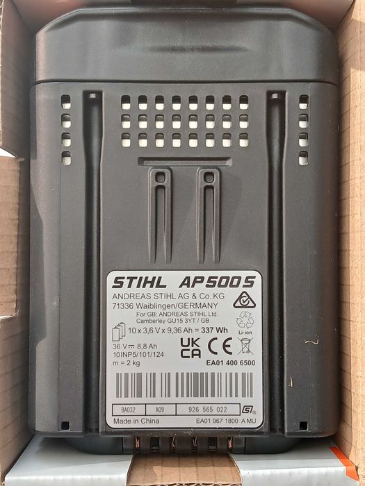 Akumulator STIHL AP 500 S* nowa i Oryginał*