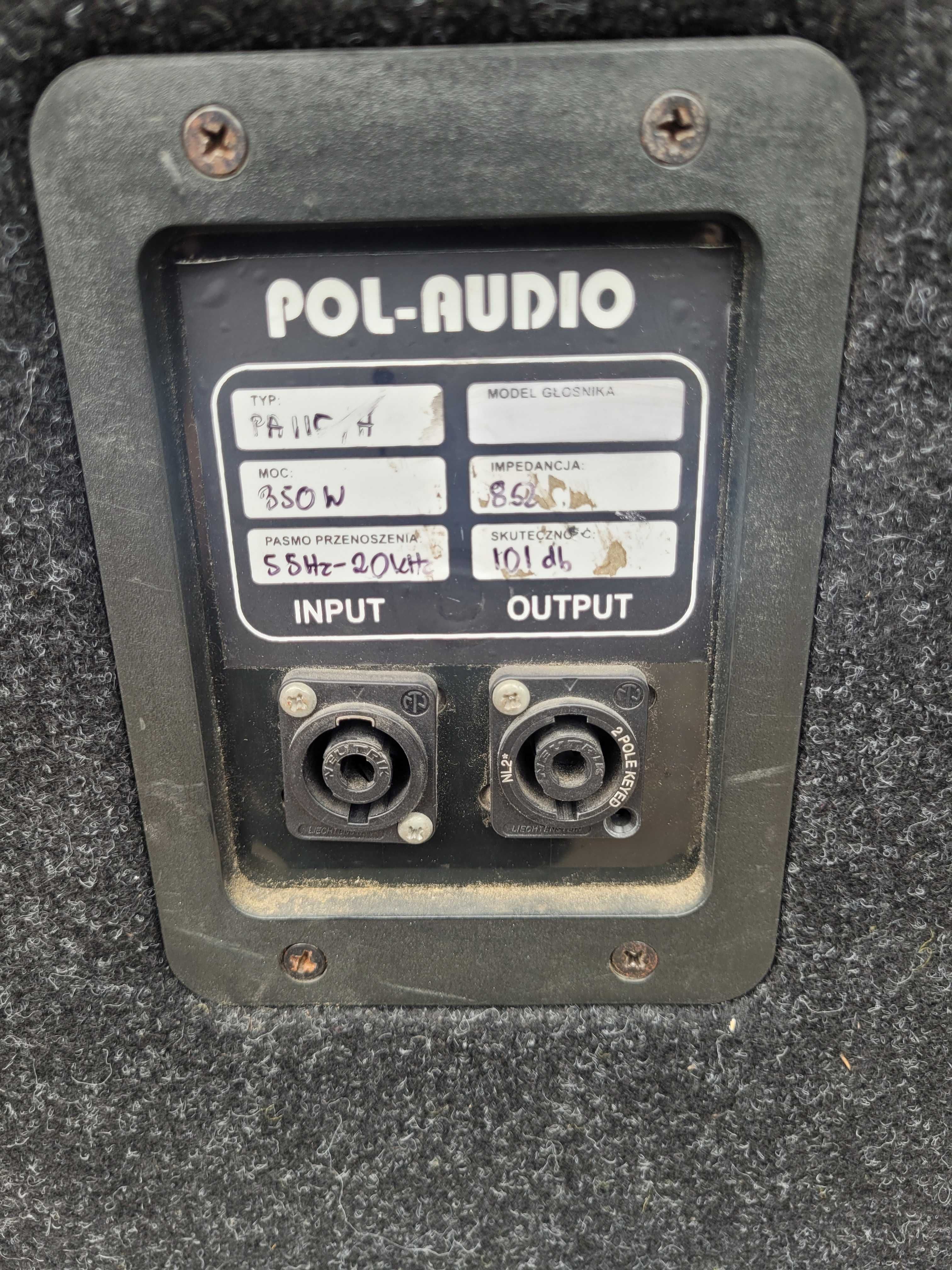 POL audio PA115 Kolumny estradowe
