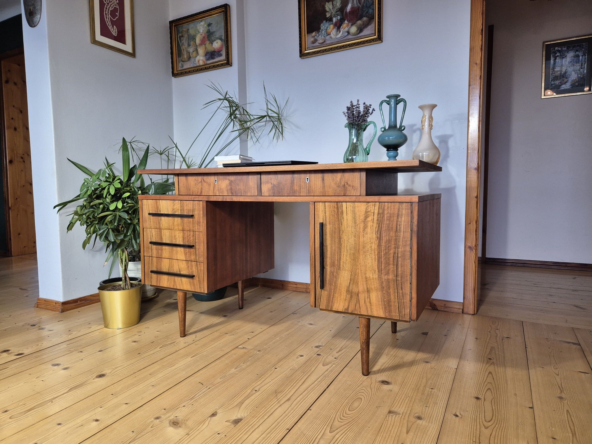 Biurko Hanka z lat 60-tych po renowacji! UNIKAT! PRL VINTAGE RETRO!!