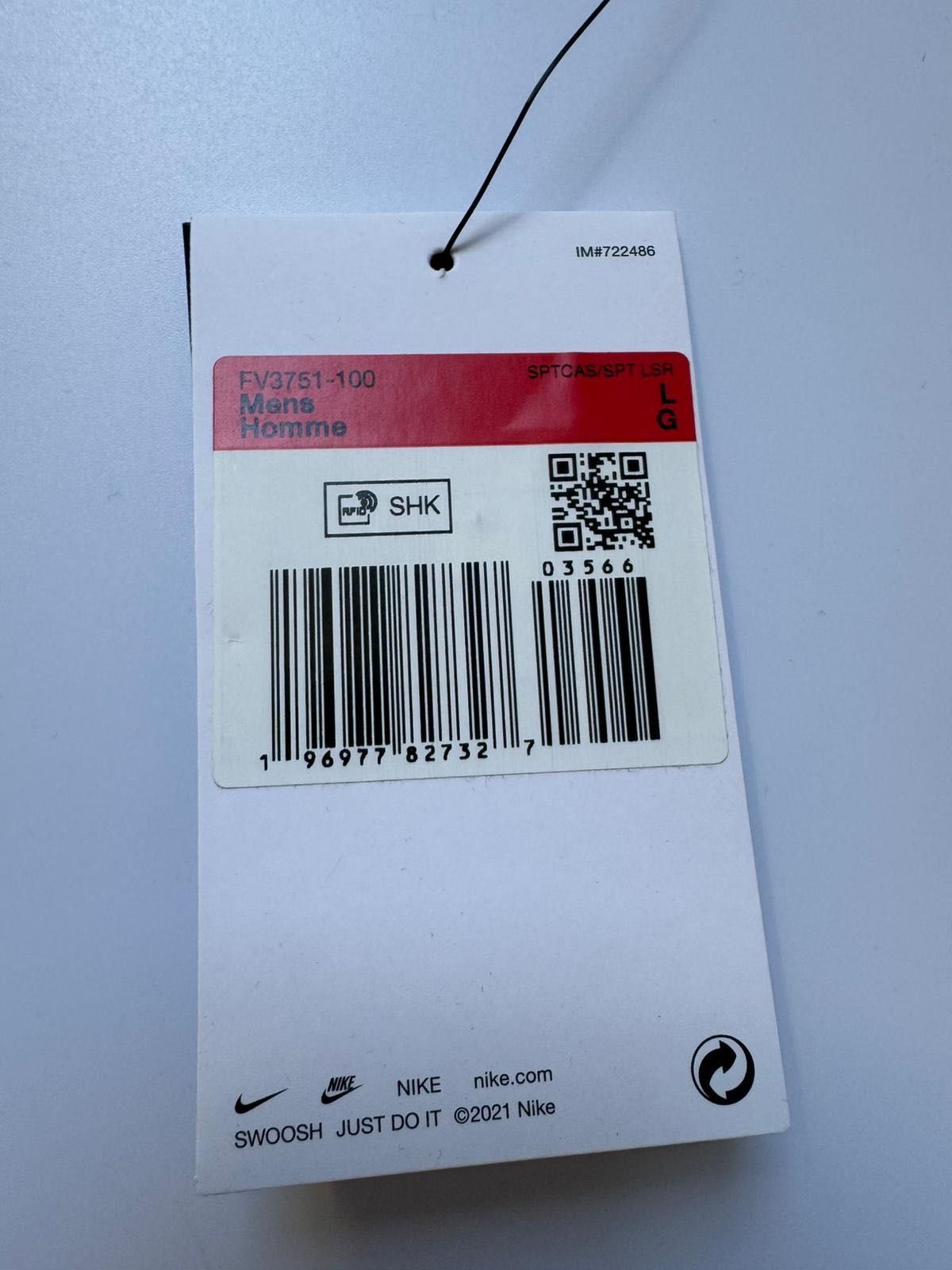 Nowa Koszulka T-shirt NIKE męska biała L