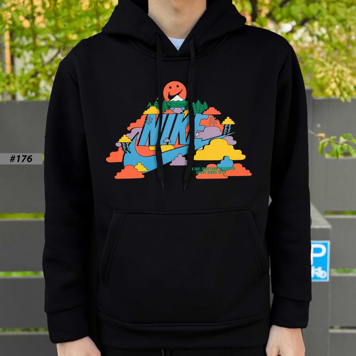 Черная Кофта Nike Jordan » Mountains Air » Чорне Худі Найк Чоловіче