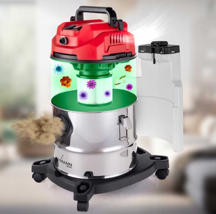 WYPRZEDAŻ ODKURZACZ PIORĄCY Do Tapicerki Dywanów Mokro Sucho Zestaw