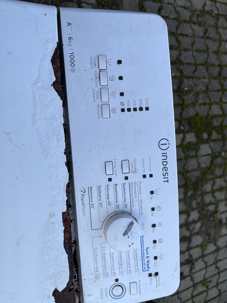 Pralka INDESIT BTW A610053 W ładowana od góry na części