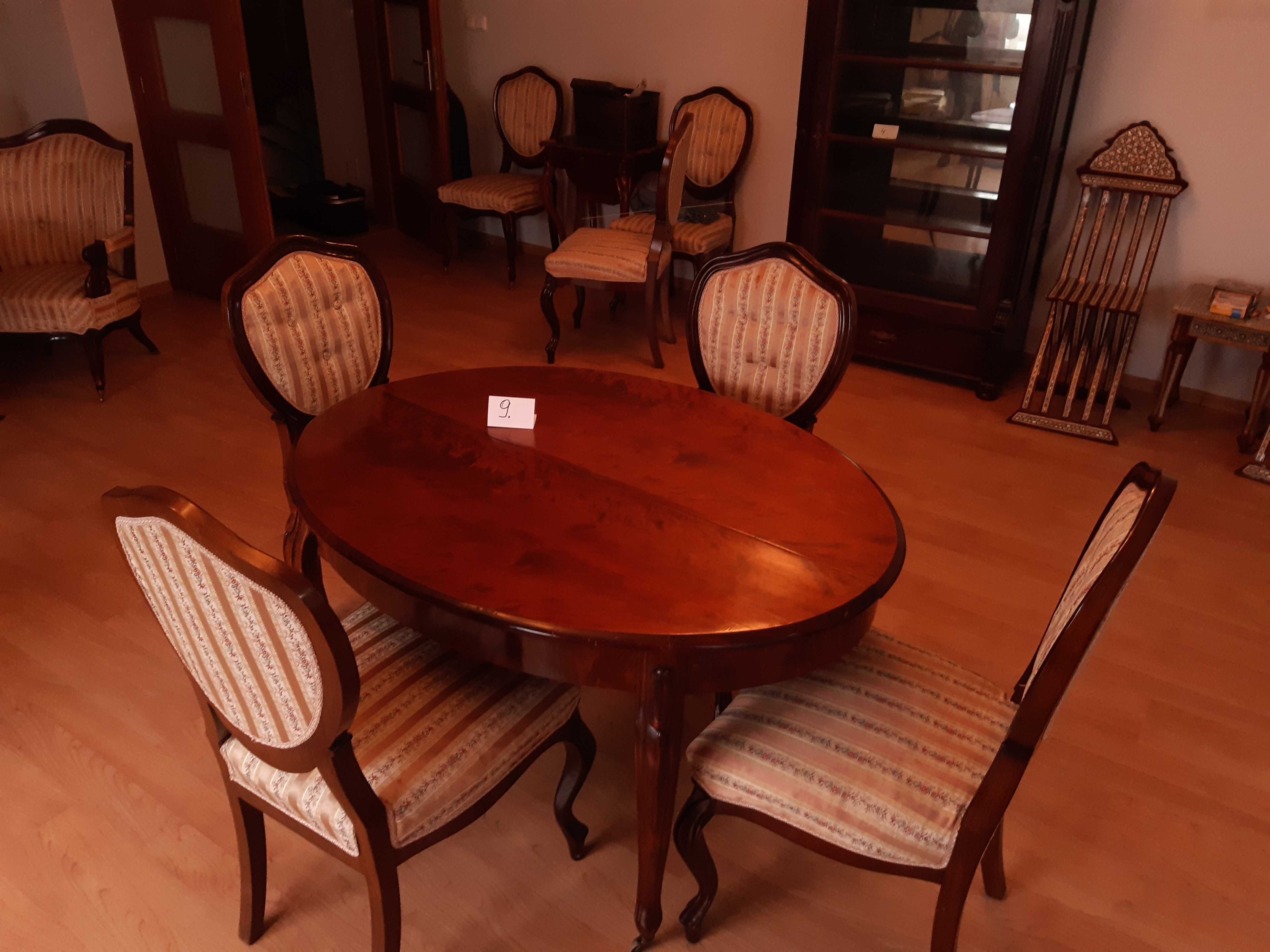 LUDWIK ANTYK stół i krzesła