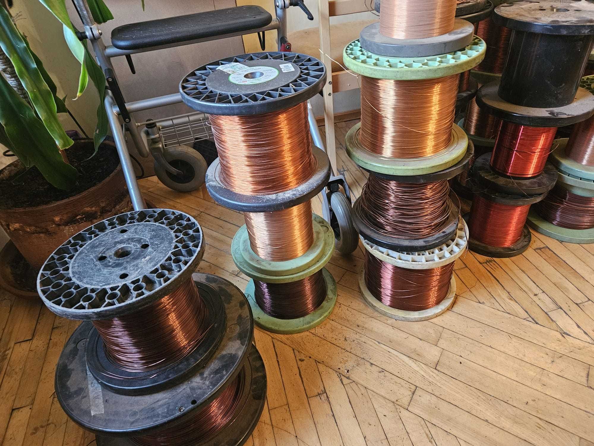 Drut miedziany nawojowy emaliowany GR1 50zł/kg
