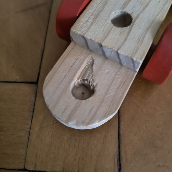 Drewniana kolejka klocki