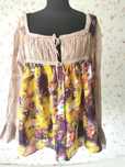 Odd Molly bluzka, w stylu boho  tunika silk bawełna