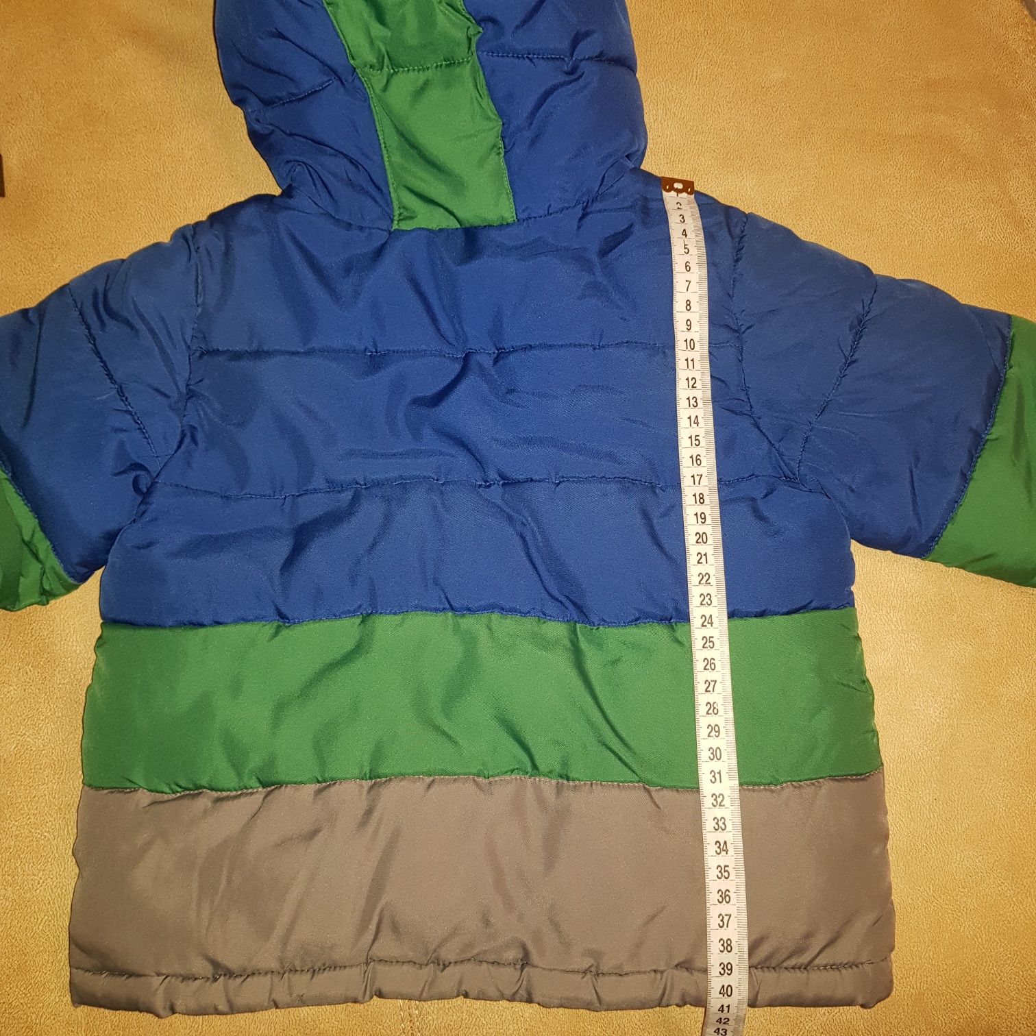 Benetton зимняя курточка на флисе, 90см