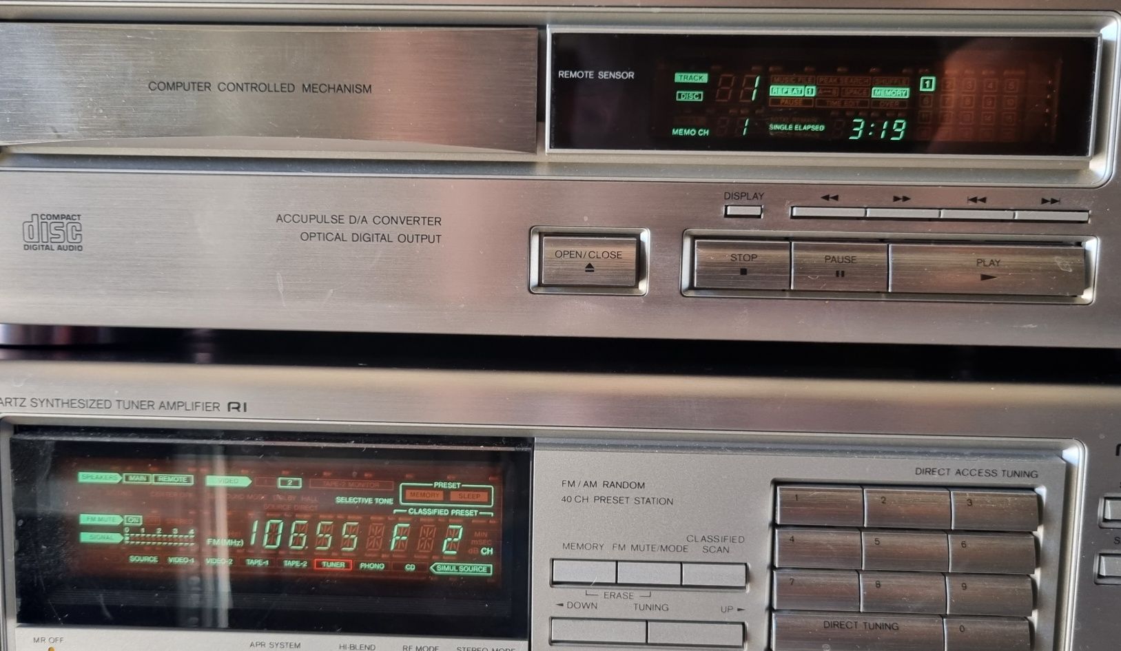 Onkyo Amplituner CD pilot bdb stan DX-6920 TX-7830 RC-211S  Japan