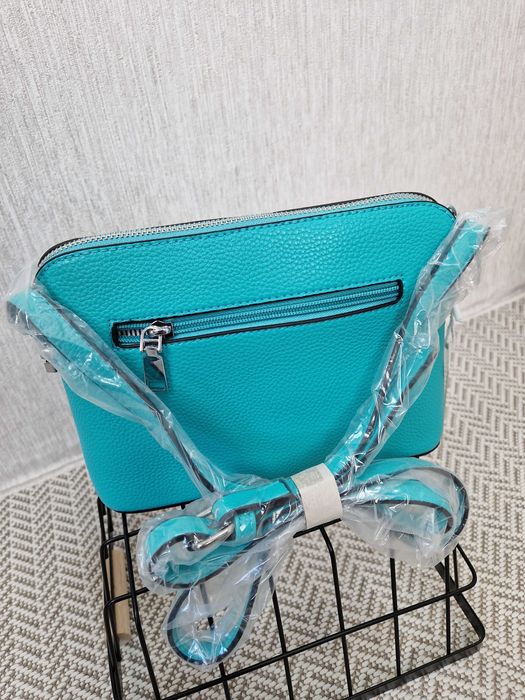 NOWA  turkusowa torebka listonoszka eko skóra